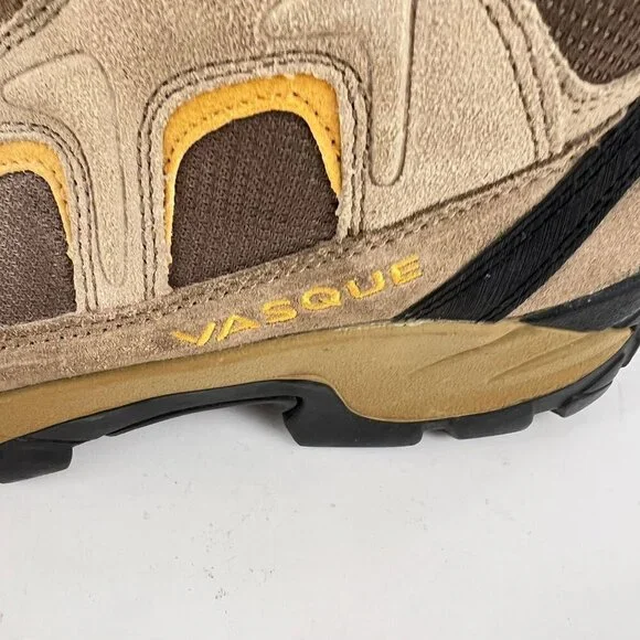 Vasque Women's Hiking Boots Size 9.5 M Brown/Yellow Suede & Mesh Upper Outdoor - Picture 7 of 10